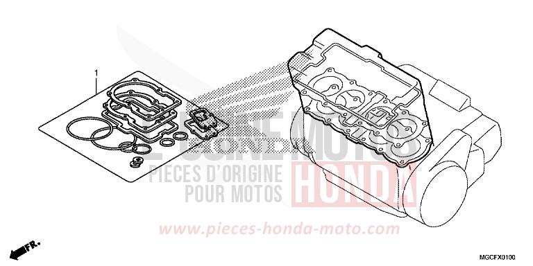 TROUSSE DE JOINT A de CB1100 PEARL HAWKSEYE BLUE (PB409) 2019