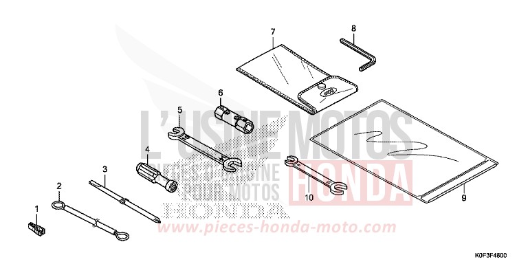 OUTILS de Monkey PEARL NEBULA RED (R376) 2019