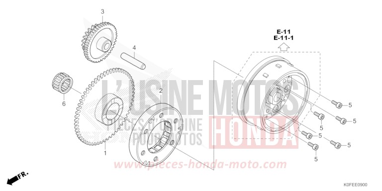 EMBRAYAGE DE DEMARRAGE de Monkey BANANA YELLOW (YR354) de 2022