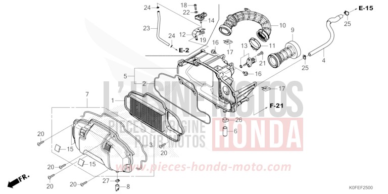 FILTRE A AIR de Monkey BANANA YELLOW (YR354) de 2022