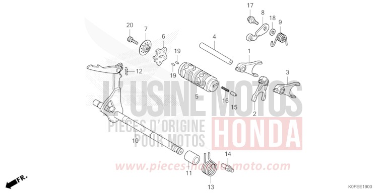 BARILLET DE SELECTION de Monkey PEARL NEBULA RED (R376) de 2022