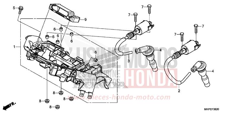 BOBINE D'ALLUMAGE de CB500F GRAND PRIX RED (R380) 2021