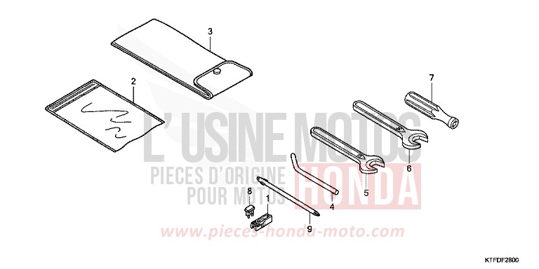 OUTILS de SH125 VELVET RED METALLIC (R302) 2011