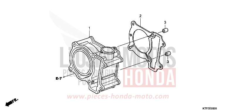CYLINDRE de SH125 PEARL SIENA RED (R320) 2012