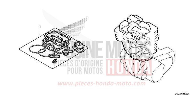 TROUSSE DE JOINT A de CB500F ROSS WHITE (NH196K) 2015