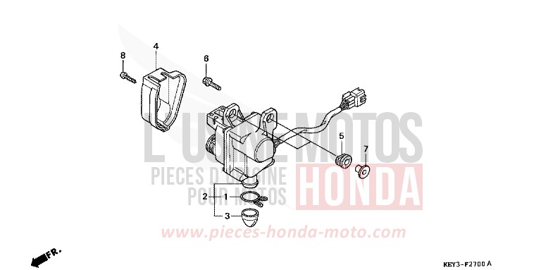 SERVO-MOTEUR de Pantheon CYCLON BLUE METALLIC (PB221) de 2001