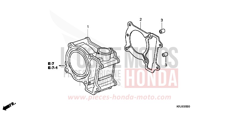 CYLINDRE de Pantheon INTERSTELLAR BLACK METALLIC (NHA12) de 2003