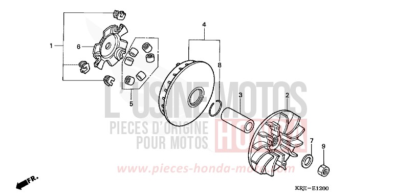 COTE SECONDAIRE de Pantheon INTERSTELLAR BLACK METALLIC (NHA12) de 2003