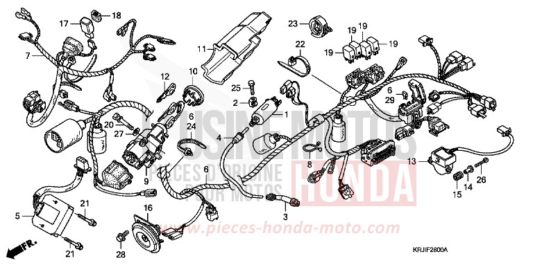 FAISCEAU DES FILS (FES1253-5) (FES1503-5) de Pantheon INTERSTELLAR BLACK METALLIC (NHA12) de 2003