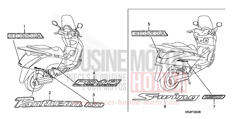 MARQUE/RAYURE de Pantheon INTERSTELLAR BLACK METALLIC (NHA12) de 2003