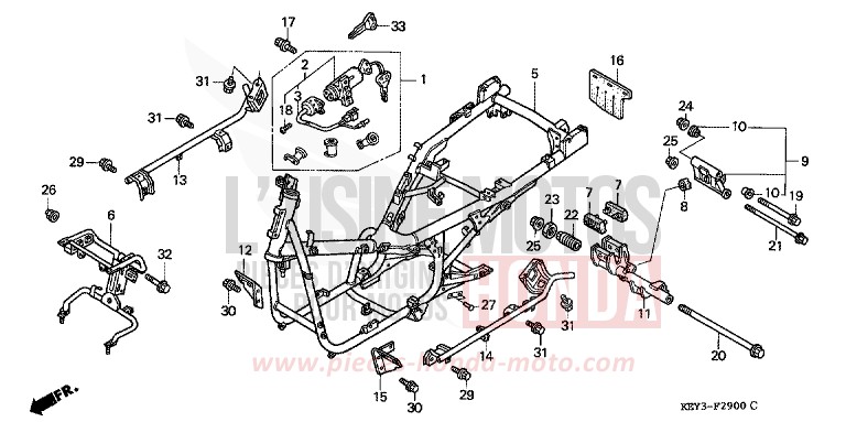 CARROSSERIE DE CHASSIS de Pantheon BARLEY YELLOW METALLIC (Y199) 1998