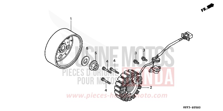 GENERATRICE de Pantheon COGNAC BROWN METALLIC (YR199) de 1998