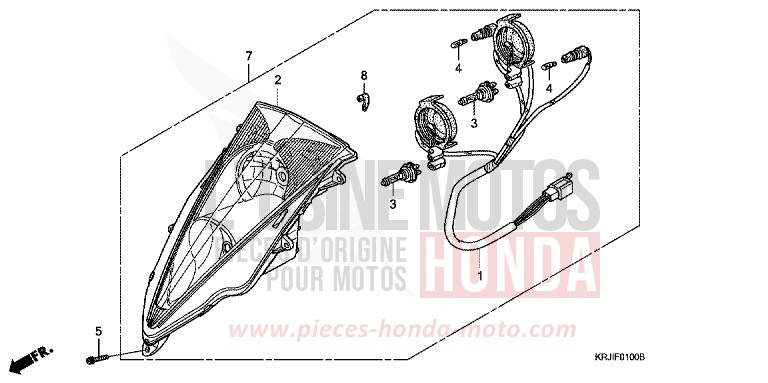PROJECTEUR (FES1253-5) (FES1503-5) de Pantheon FORCE SILVER METALLIC (NH411) 2003