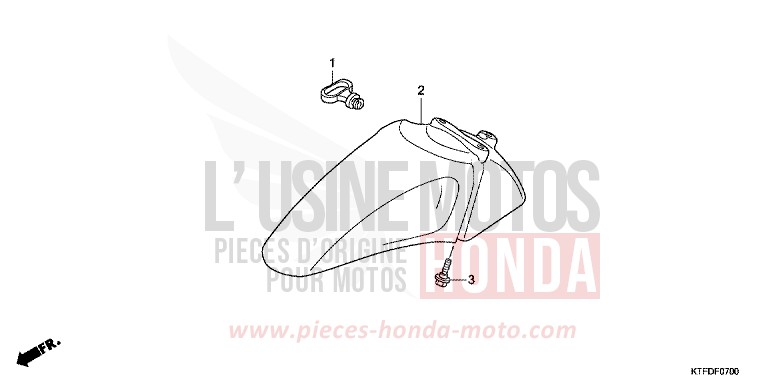 AILE AVANT de SH125 PEARL COOL WHITE (NHA16) 2011