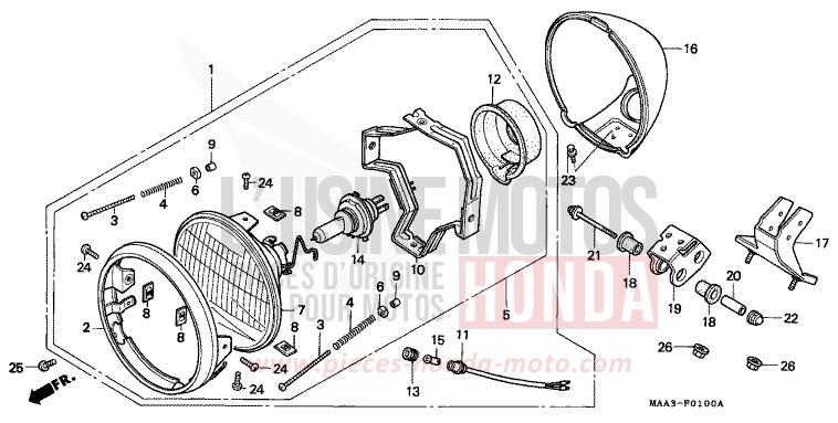 PROJECTEUR (VT1100CS/CT) de Shadow CANDY SPECTRA RED (R176BA) 1995