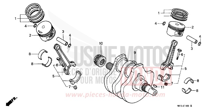 VILEBREQUIN/PISTON de Shadow KASHMIR BEIGE (YR169N) de 1992