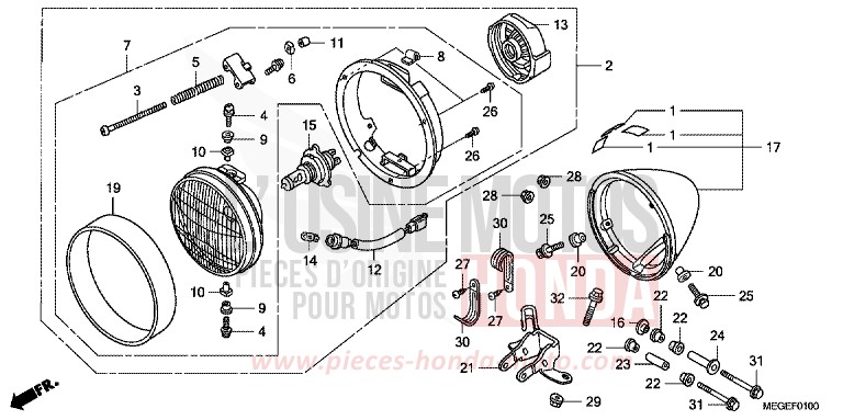 PROJECTEUR de Shadow GRAPHITE BLACK (NHB01A) 2008