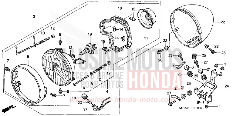 PROJECTEUR de Shadow NOIR (NH1) de 2000