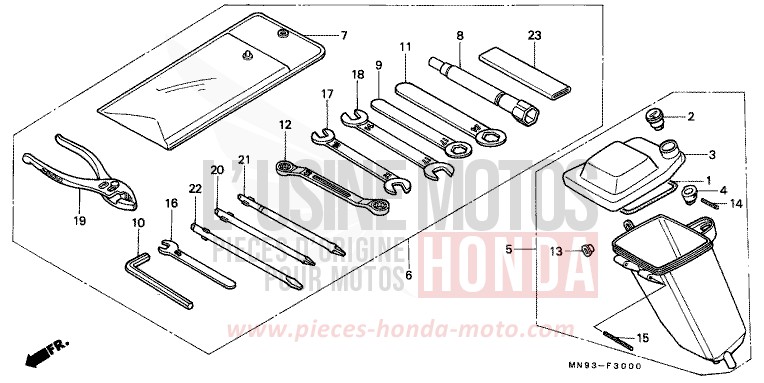 OUTILS/BOITE A OUTILS de Dominator FROLIDA BLUE (PB182) 1990