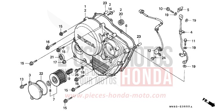 PANNEAU CARTER-MOTEUR D. de Dominator ROSS WHITE (NH196) 1990