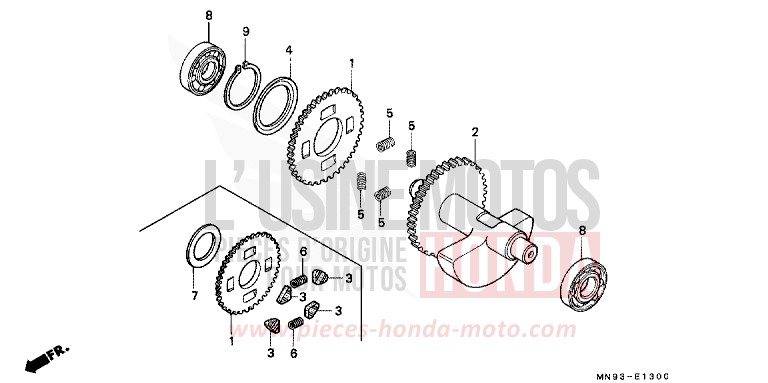 BALANCIER de Dominator ROSS WHITE (NH196) de 1990