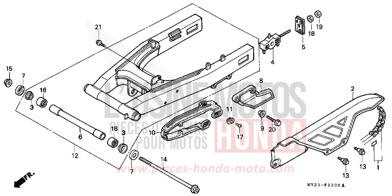 BRAS OSCILLANT de Dominator FIGHTING RED (R134B) 1992
