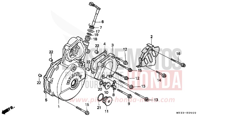 PANNEAU CARTER-MOTEUR G. de Dominator ROSS WHITE (NH196H) 1992