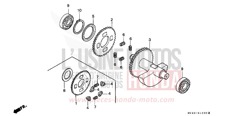BALANCIER de Dominator MAGNA RED (R201E) de 1994