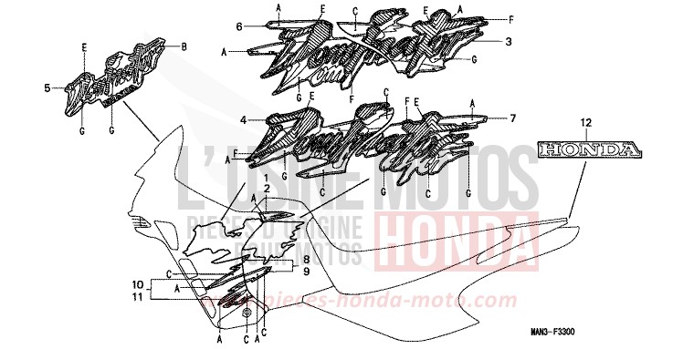 MARQUE (1) de Dominator MAGNA RED (R201E) de 1995
