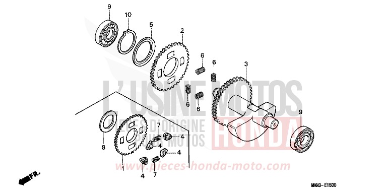 BALANCIER de Dominator MAGNA RED (R201) de 1998