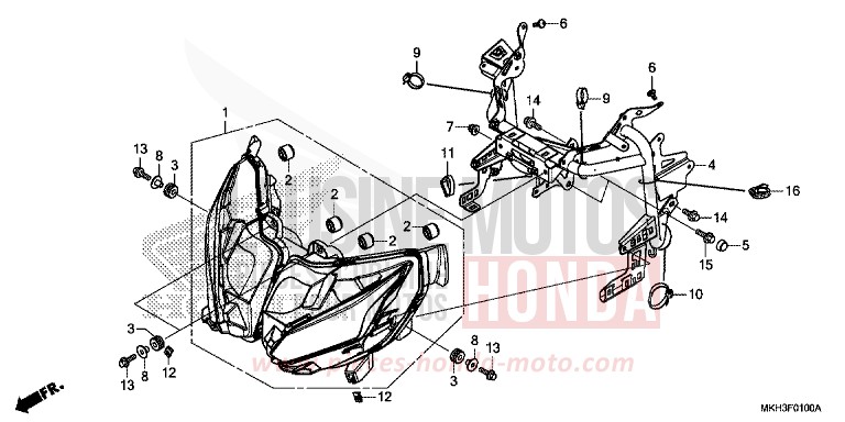 PROJECTEUR de X-ADV MAT ARMRED GREEN METALLIC (G208) de 2020
