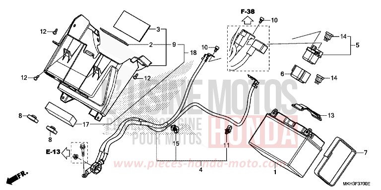 BATTERIE de X-ADV MAT ARMRED GREEN METALLIC (G208) de 2020