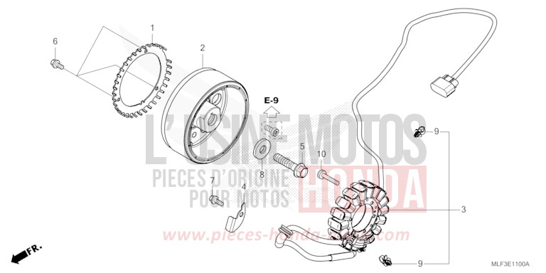 GENERATRICE de NT1100 MAT IRIDIUM GRAY METALLIC (NHC64) de 2022