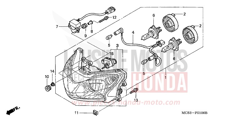 PROJECTEUR de ST1300 AMAZONA GREEN METALLIC (BG125) 2002