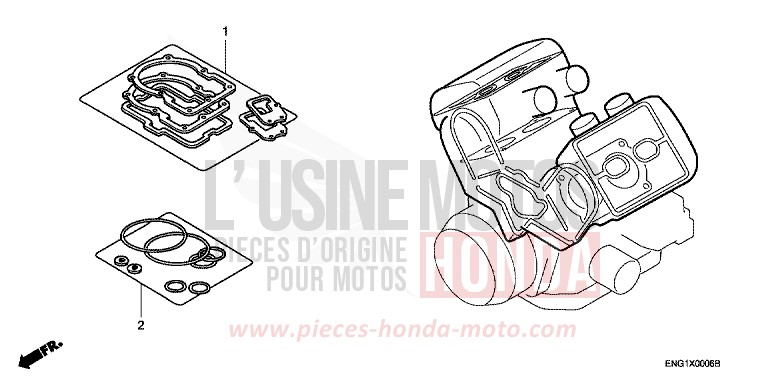 TROUSSE DE JOINT A de ST1300 DEGITAL SILVER METALLIC (NHA30) 2006