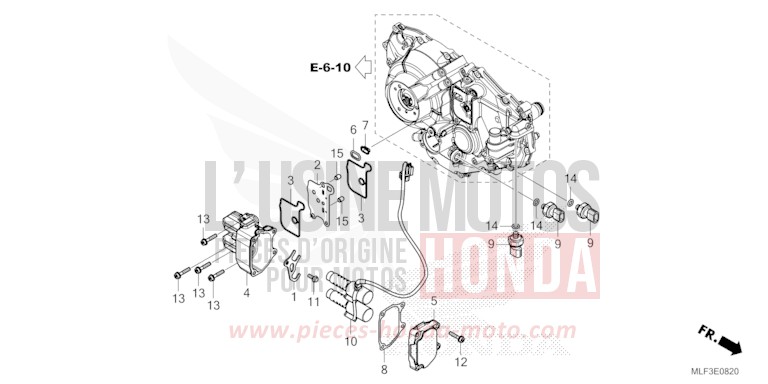 SOLENOIDE LINEAIRE de NT1100 PEARL GLARE WHITE (NHB53) de 2022