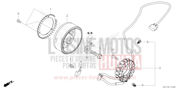 GENERATRICE de NT1100 PEARL GLARE WHITE (NHB53) de 2022