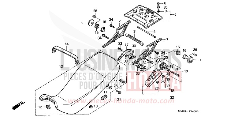 SIEGE de Transalp GRAND GREEN METALLIC (G137G) de 1992