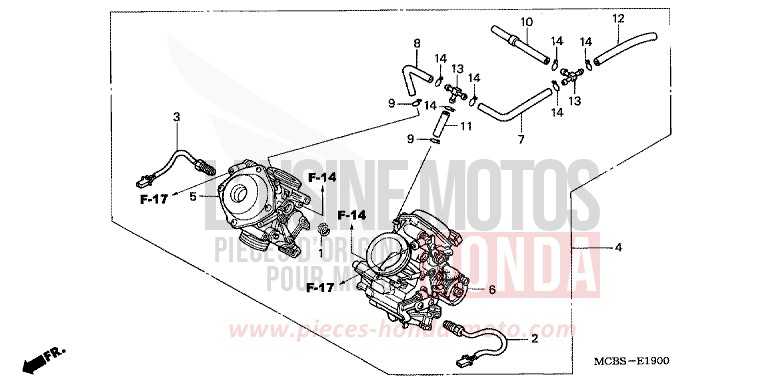 CARBURATEUR (ENS.) de Transalp SPANGLE SILVER METALLIC (NHA49) 2005
