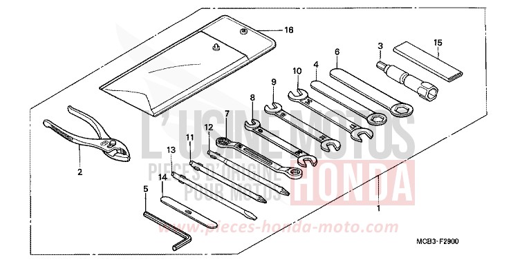 OUTILS de Transalp SPANGLE SILVER METALLIC (NHA49) de 2005