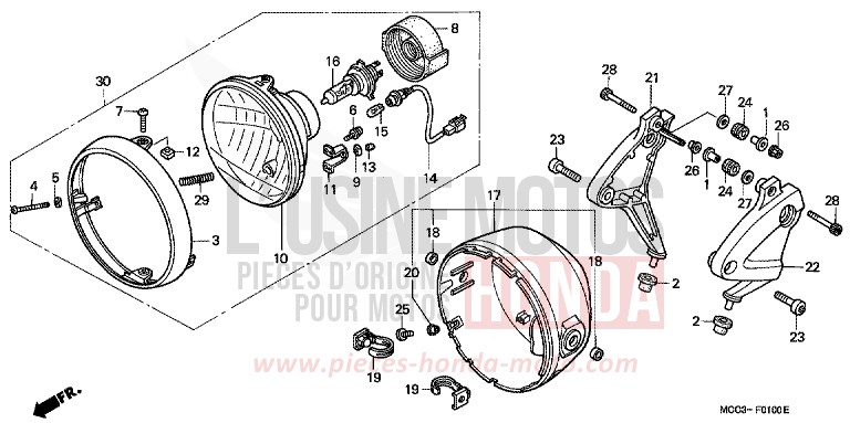 PROJECTEUR de X11 PEARL FLASH YELLOW (Y163) 2001