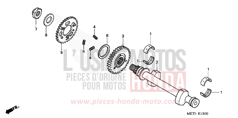 BALANCIER de CBF500 INTERSTELLAR BLACK METALLIC (NHA12) de 2006