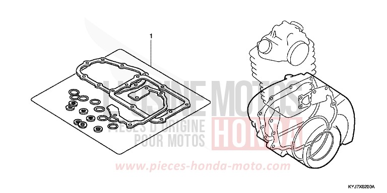 TROUSSE DE JOINT B de CBR250R NOIR (NH1) 2013