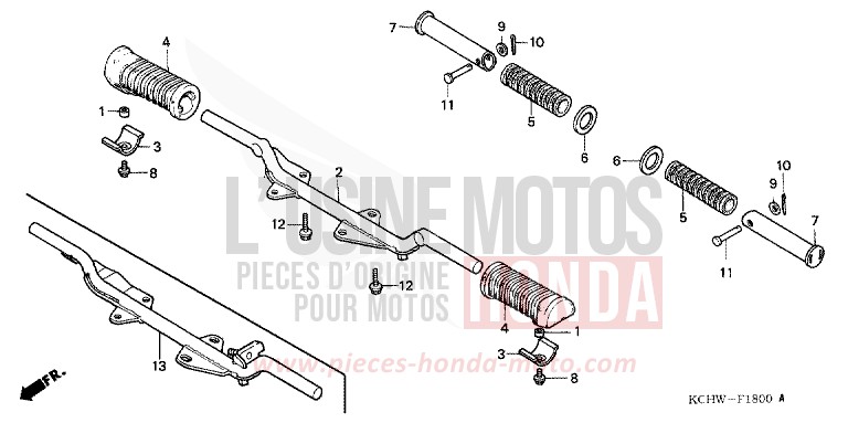 MARCHE de CG125 ATESSA BLUE (PB162) de 1998
