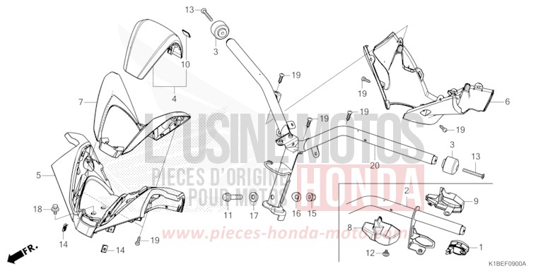 OUTILS de CM125C CANDY MUSE RED-U (R104) 1988