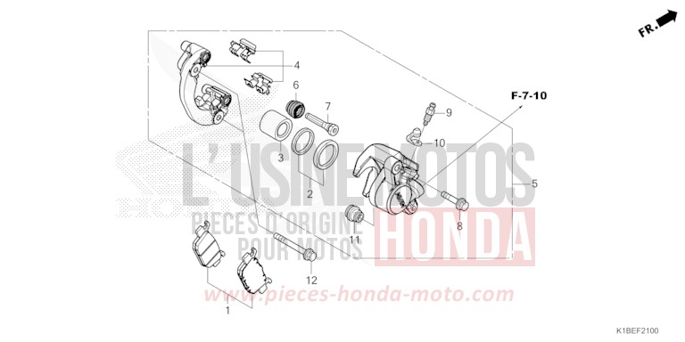 TROUSSE DE JOINT B de CM125C CANDY ORCHID RED (R132) 1988