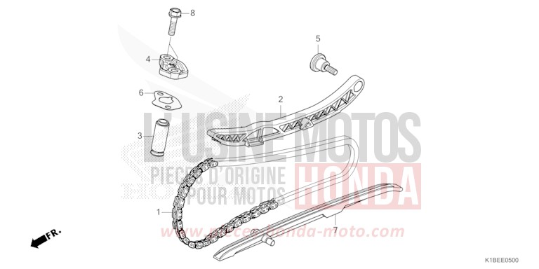 POMPE A HUILE de CM125C COSMO BLACK METALLIC-U (B100MU) 1988
