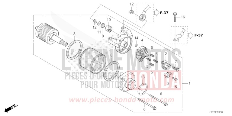 DEMARREUR de CRF300LA EXTREME RED (R292) 2021