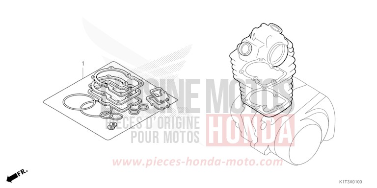 TROUSSE DE JOINT A de CRF300LA EXTREME RED (R292) 2021