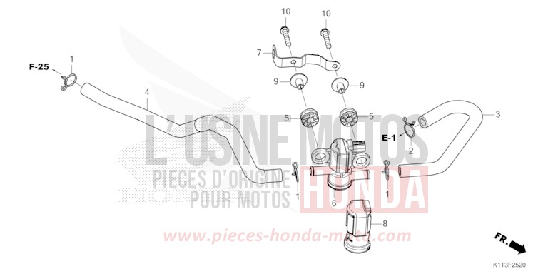 ELECTROVANNE INJECTION D'AIR de CRF300LA EXTREME RED (R292) 2021